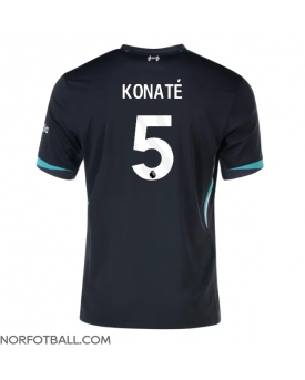 Billige Fotballdrakt Liverpool Ibrahima Konate #5 Replika Bortedrakt 2024-25 Kortermet